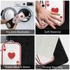97Th 97 Year Old Card Playing Full Deck Non-slip Doormat Floor Mat Mat Carpet Rug for Kitchen Entrance Home Balcony Footpad Mats