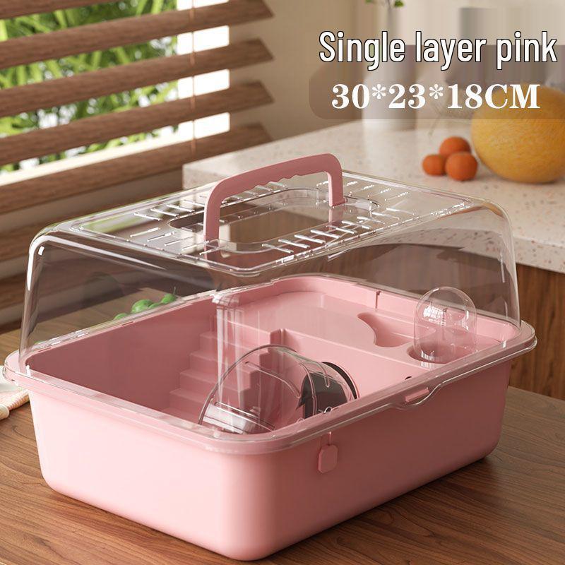 Transparent Luxury Hamster Villa for Golden Bears