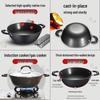 Supor Non-Coated Cast Iron Wok with Double Handles