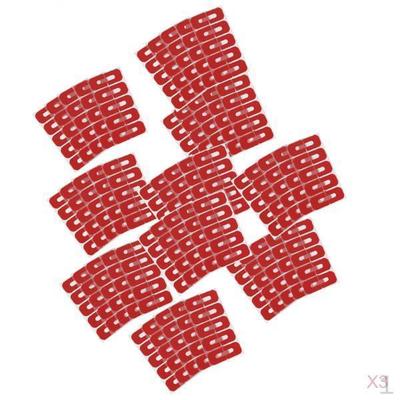 150pcs/pack Red Tape Nail Protectors Sticker