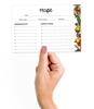 Inkdotpot 4x6 Inch Recipe Cards (Set of 50) , Thick Double Sided Premium Card Stock- Modern Style White Recipe Notecards