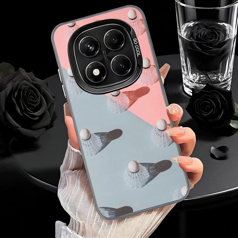 Badminton Sport Shockproof Phone Case for Xiaomi Redmi Note 15 14 13 12 Pro Plus 11 11S 11T 5G Cover Anti Fall Fundas
