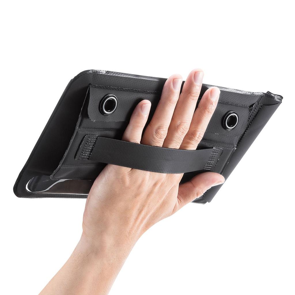 SANWA SUPPLY Waterproof and Dustproof Tablet Case (with Stand and Shoulder Strap, 8-inch) PDA-TABWPST8