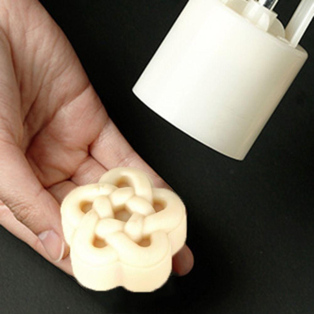 Embossed Pattern Cookie Mold Hand Press Stamps Mung Bean Cake Mold  Mid-Autumn Festival