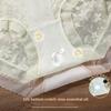 Ladies Spring and Summer Lace Sexy High Bounce Comfortable Not To Pull The Hip Antibacterial Crotch Underwear