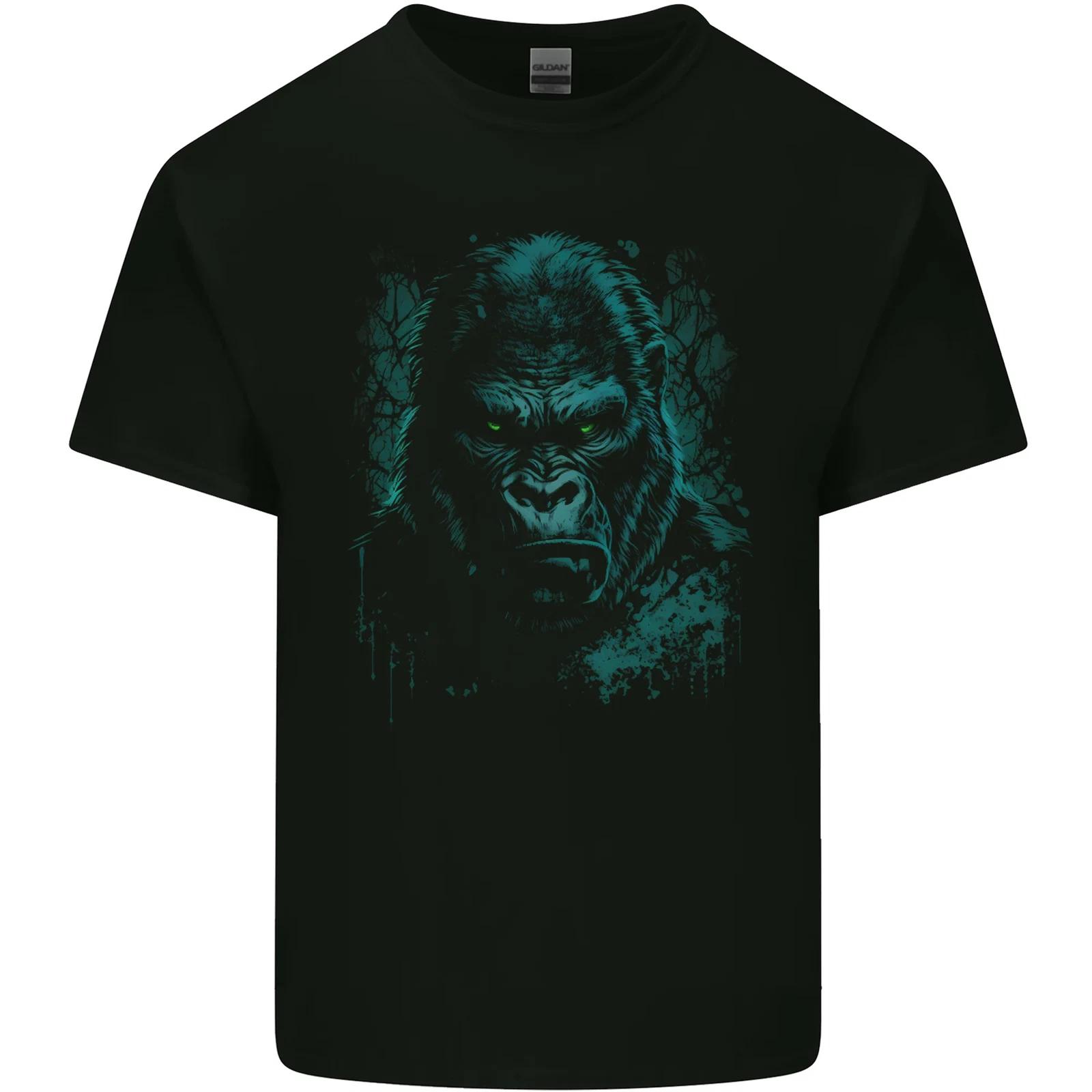 A Mean Gorilla Dark Style Kids T-Shirt Childrens M