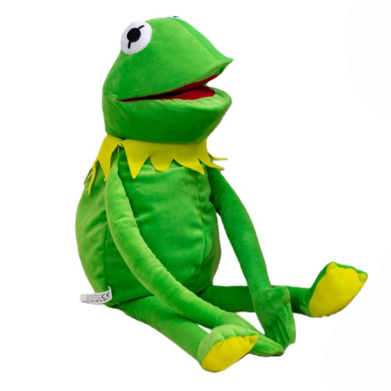 

Frog Hand Puppet Soft Stuffed Plush Toys Cute Animal Frog Cosplay As a Prop Plushies Doll Gifts For Kids Stage Performance Props 60cm