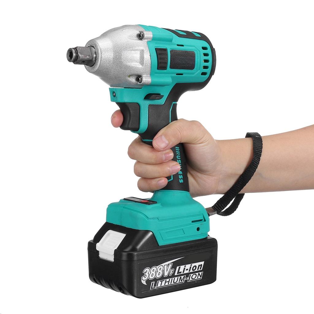 388VF Brushless Electric Screwdriver Cordless Impact Wrench 22800mAh Li-ion Batery 800N.m Torque Wrench Power Tools