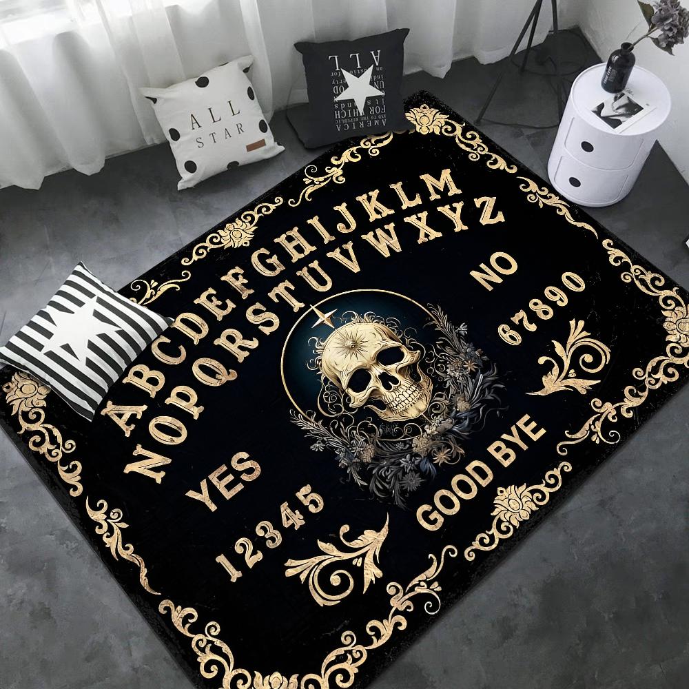 Ouija Board Long Rugs Nordic Style Home Doormat Bathroom-Toilet Mats Bedroom Bedside Area Rugs