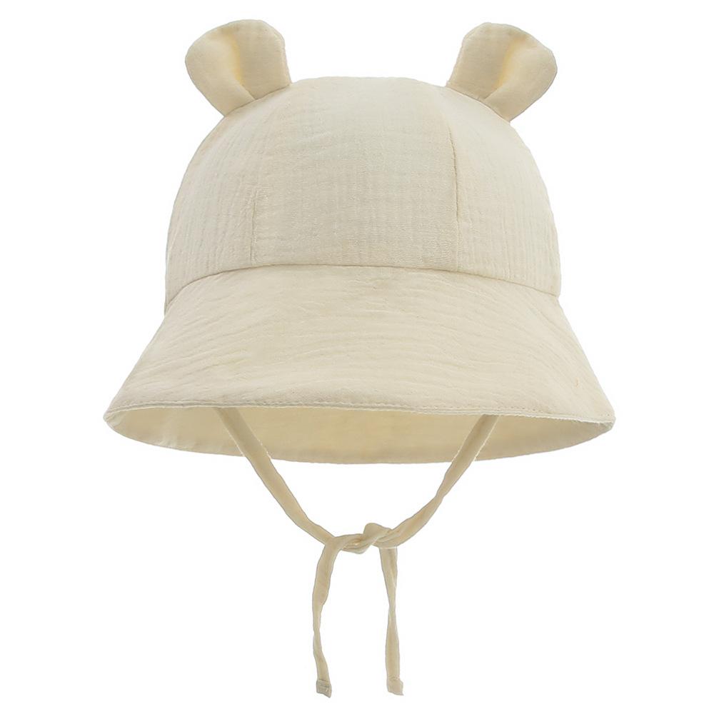 Baby Hat Summer Newborn Accessories Cotton Baby Caps for Girls Boys Infant Bucket Hats for Toddler Sun Protection 3-12M