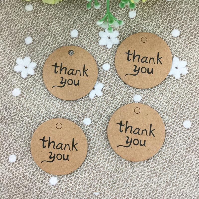 100 Stück Hochzeit Kraftpapier Anhänger Gastgeschenk Etiketten
