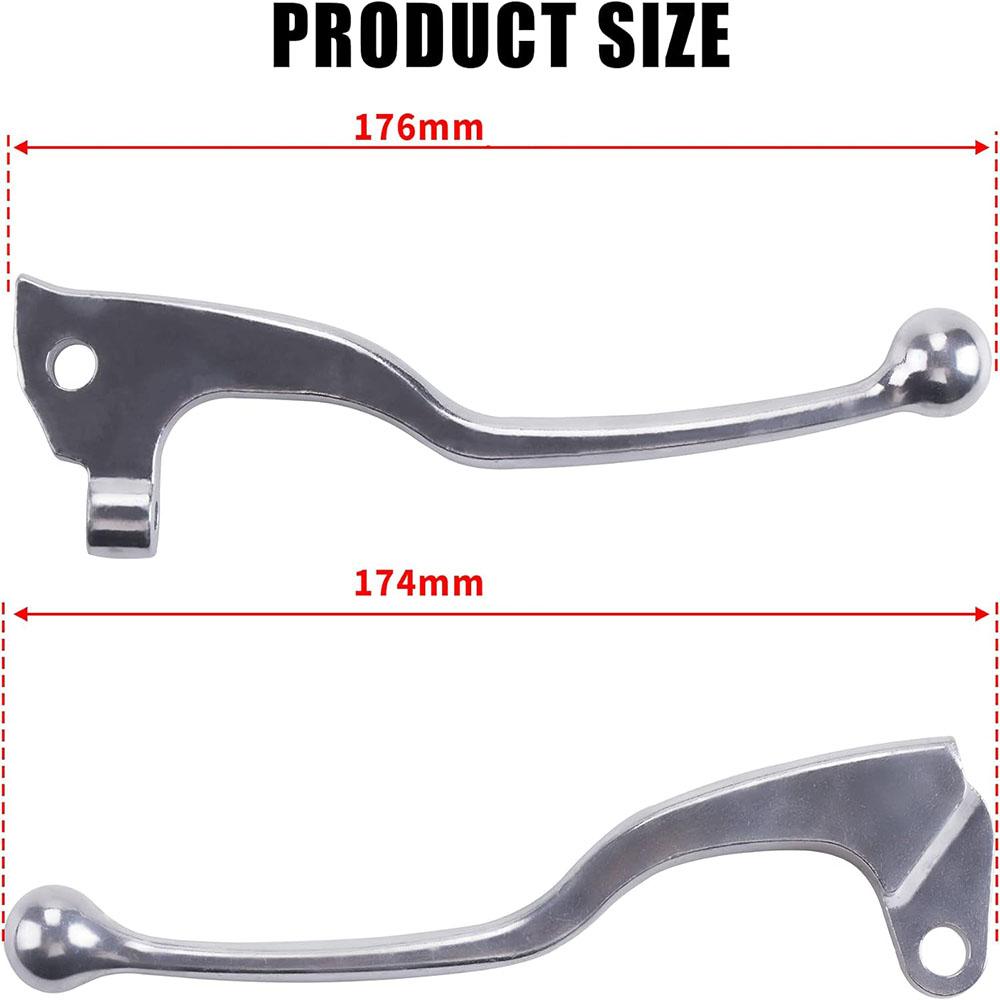 2Pcs Brake + Clutch Levers For Yamaha YZ250 TT350 XT350 YZ490 TT600 XT600 YZ125