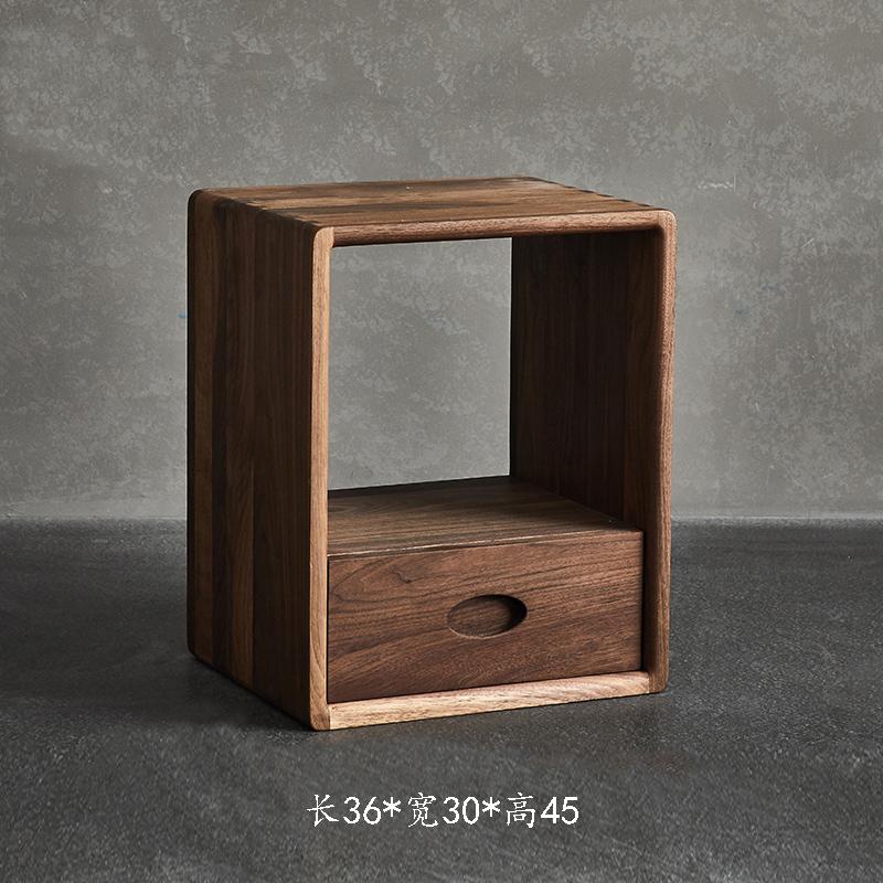 Premium Solid Wood Cube Storage Shelf, Rounded Corner Modular Bookcase Unit Creative Floor Standing Display Rack for Living Room