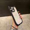 For IPhone15 Mobile Phone Case Couple Creative Cat Ears Acrylic Tpu for Apple 14 Transparent Protective Hard Case