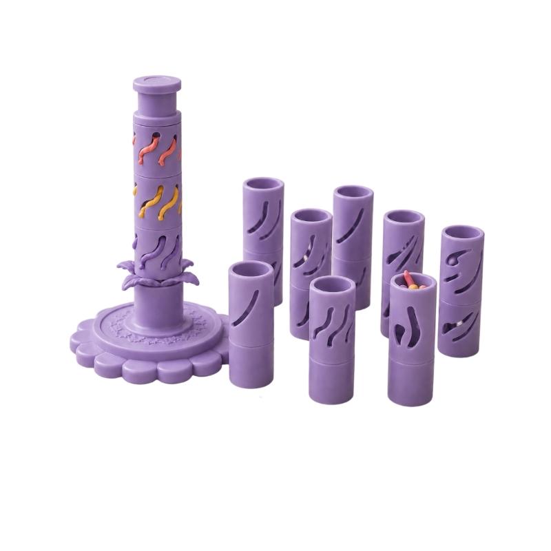 Detachable Clay Flower Shaping Tool Set with Leaf and Center Shaping Parts for Pottery Practice and Cold Porcelain Work