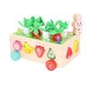Carrot Pull Shape Sorting Toy Multifunctional Puzzle Game Toy Creative Orchard Shape Toy  Kids