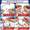 Days Christmas Advent Calendar for Women - Alloy Bracelet Jewelry Set with Surprises, Holiday Countdown Gift