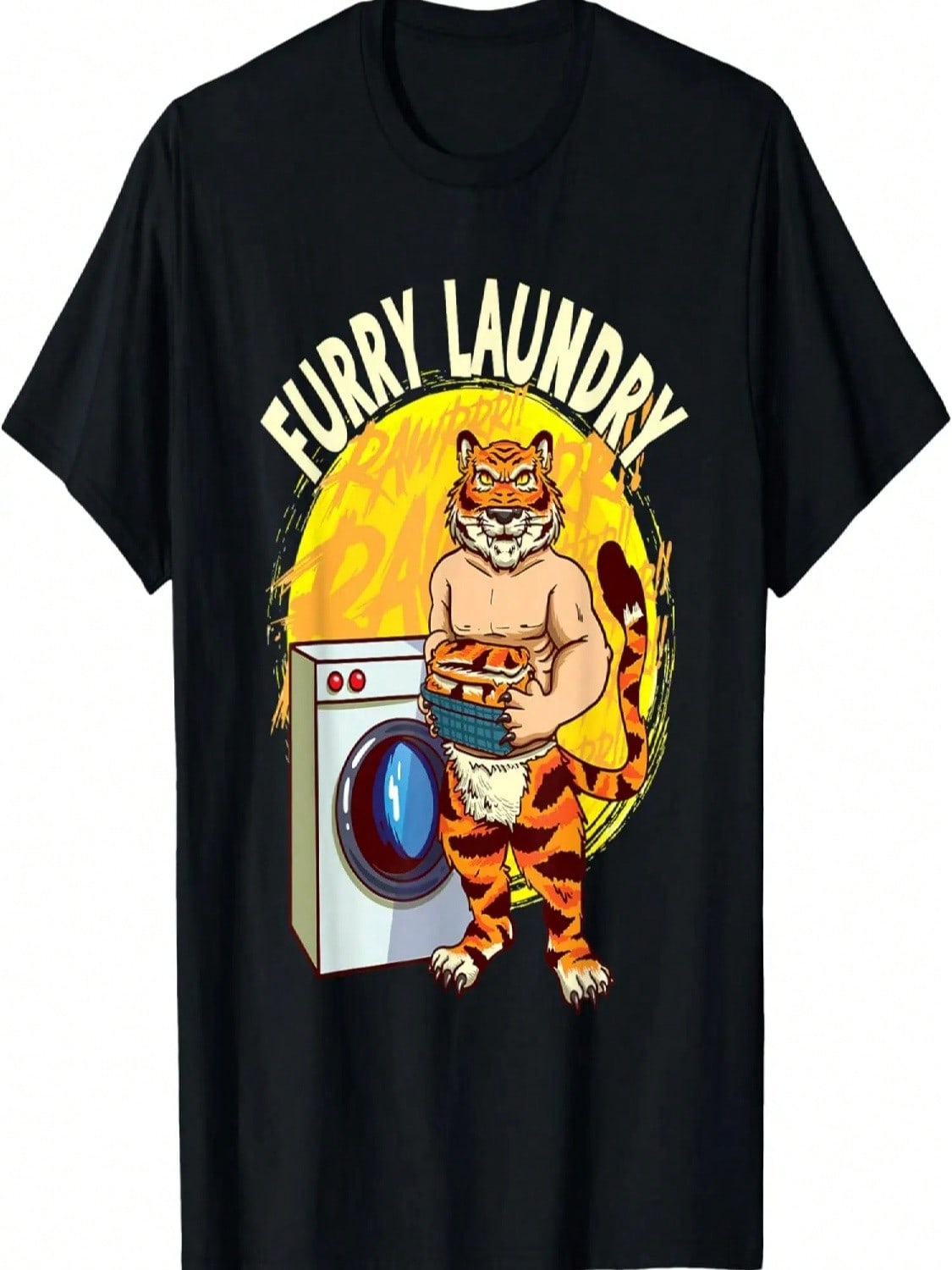 Furry Laundry Furries Design With Tiger Fursuit T-Shirt S разноцветный