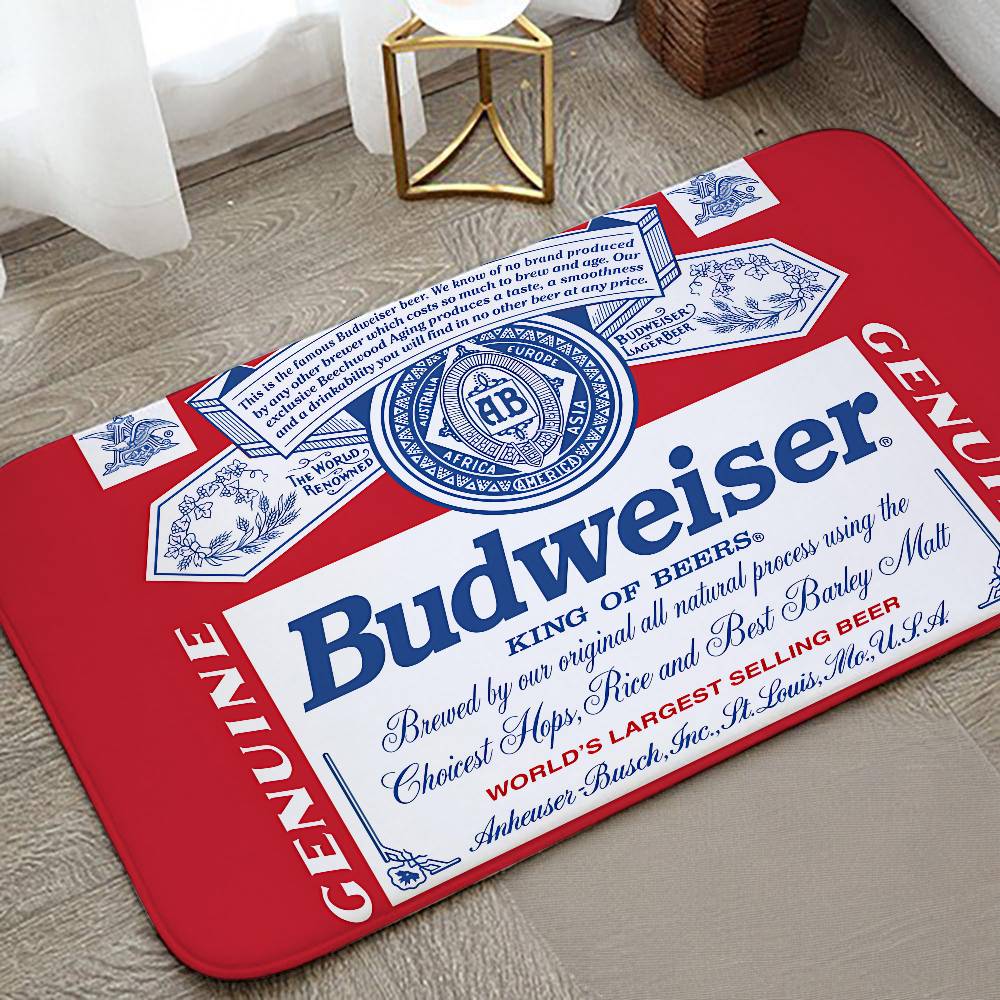 B-Budweisers-s Carpet Bathroom Anti-slip Mat Door Mat Home Decoration Mat Entrance Door Mat Scratch-resistant Door Mat