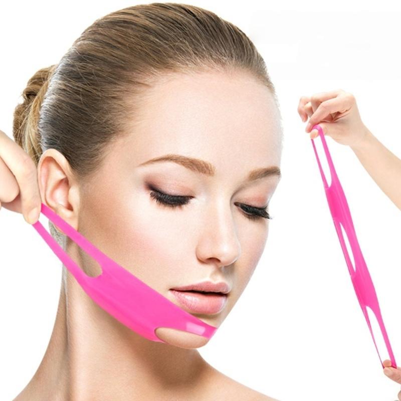 V Line Lifting Mask Chins Strap for Sleepings Face Lifting Belts V Shape Slimming Face Mask Double Chins Reducer Womens