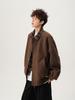 Men's Retro Plaid Maillard Splice Two-Piece Jacket - Casual and Versatile Fall Outerwear