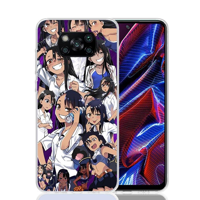 Nagatoro San Anime Aesthetic Case Phone Cover for Xiaomi Redmi Note 10 9 9S 8 8T 7 5 Pro Mi 12T 11T 10T 9T 12 11 Lite A3 A2 Tren