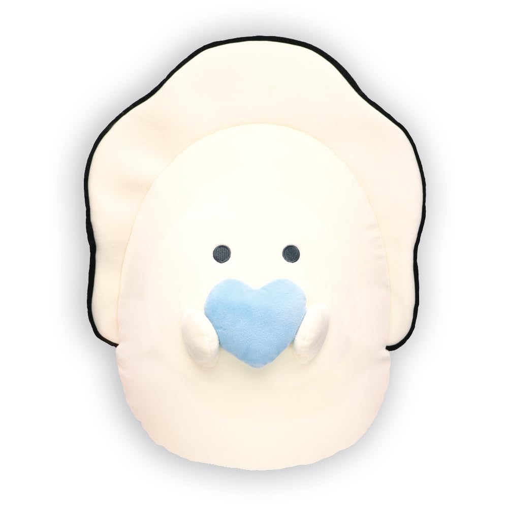 

Namagaki Oshiheart Mugyunui Big Plush Toy 44cm Round-eyed Approx. (Light Blue)