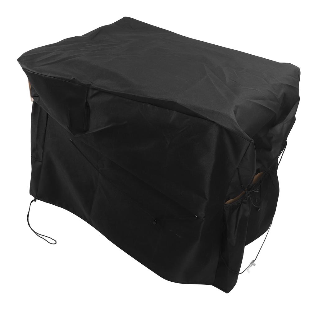 Pool Heater Cover Universal Water Resistant 600D Oxford Cloth Adjustable Drawstrings Pool Heat Pump