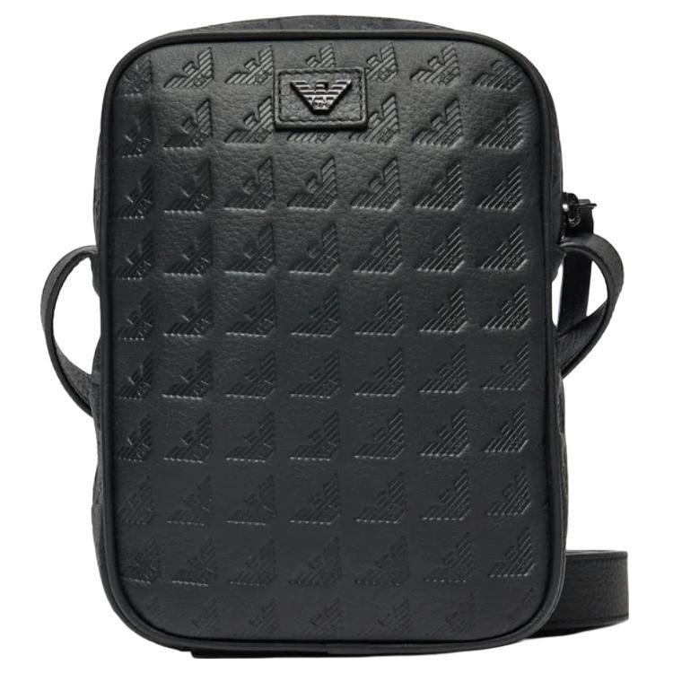 Emporio Armani Printed Design Leather Crossbody