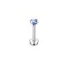 Bobisty 16G Hypoallergenic Stainless Steel Labret Lip Stud Piercing for Women Men CZ Forward Helix Earrings Cartilage Piercing