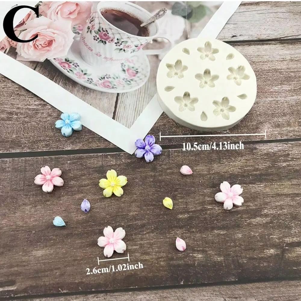 Non Stick Daisy Flower Silicone Mold Chocolate Fondant Soap Resin Ice Cube Jelly Baking Cake Decoration DIY Handmade Crafts