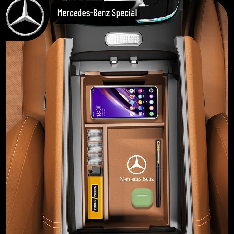 Mercedes-Benz E-Klasse/C-Klasse/GLE/GLC260LAB Armlehnen-Aufbewahrungs-Organizer für die Auto-Innenraum-Modifikation