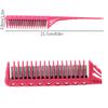 1Pc Professional Hair Combs Tip Tail Comb Barber Hairdressing Comb 3-Row Teeth Detangling Comb Salon Tools Barber Accessories