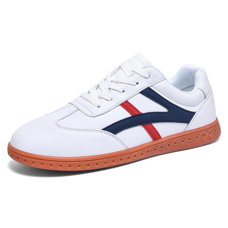 

Tai chi shoes soft leather cow tendon sole breathable men s and women s martial arts training board shoes casual sports shoes 36