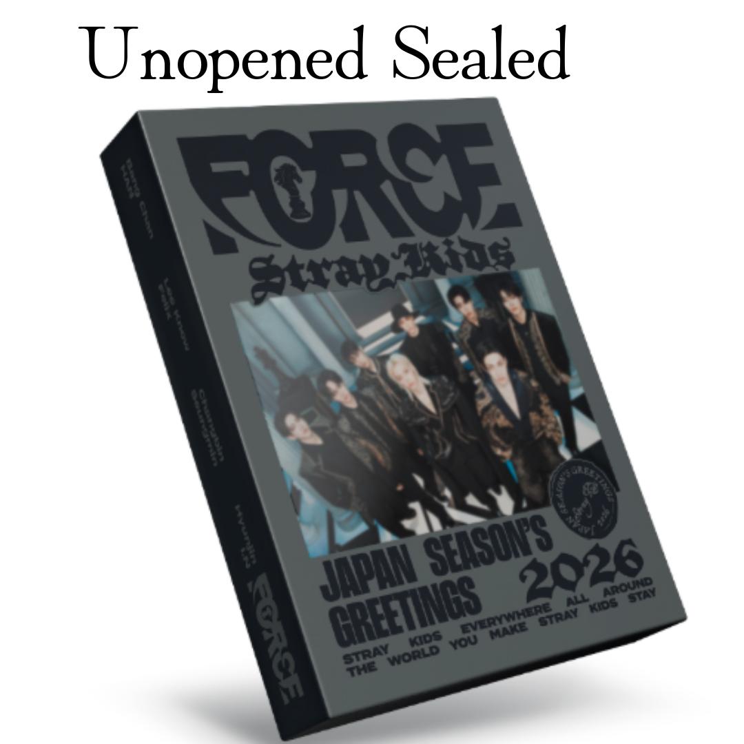 

STRAY KIDS ЯПОНИЯ Сезонные поздравления 2026 «FORCE» Нераспечатанный