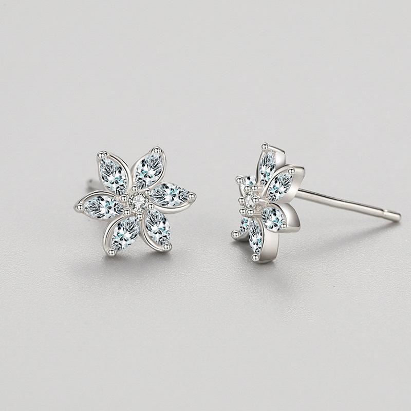 Tancise 925 Sterling Silver Zircon Earrings Drop Earrings For Women Wedding Party Gifts