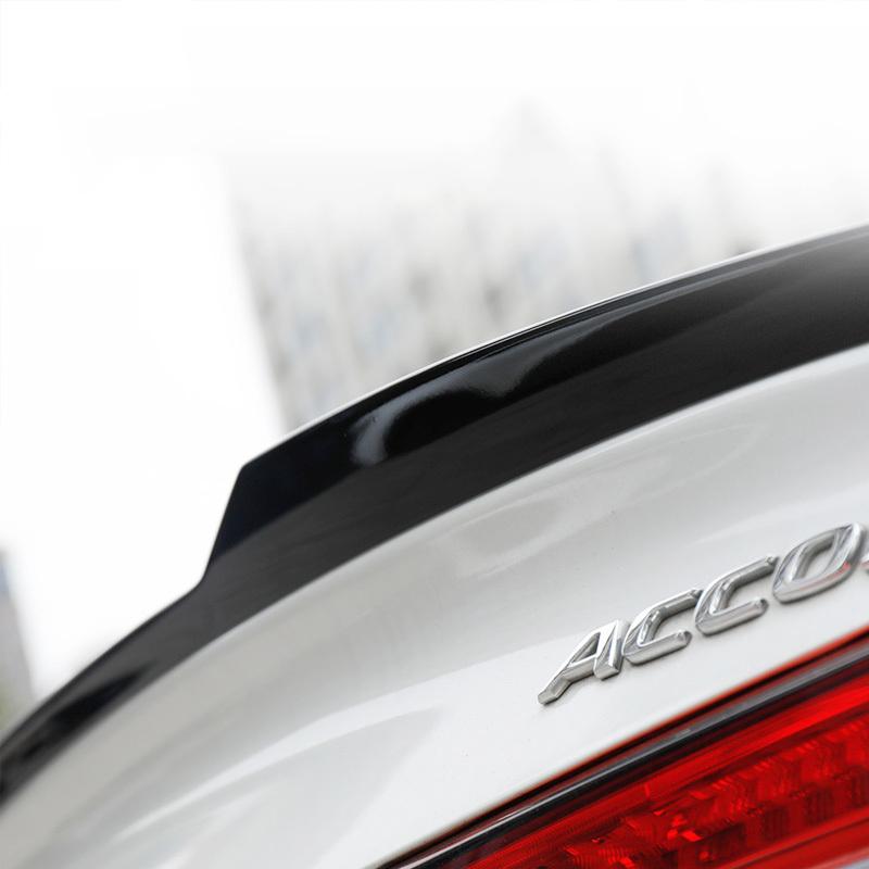 Black Spoiler for Honda Accord Carbon Painting 2018-2022 10 Th Rear Wing Ducktail Accessories