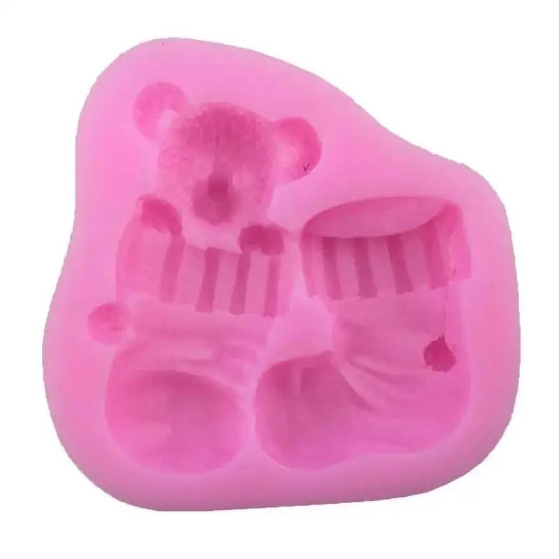 Silicone Molds Baby Girl Shape Shoes Cake Shaped Silicone Cake Mould Cake Decorating Moulds Fondant Silicone Molds Accessories