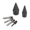  Wood Splitter Sets Firewood Drill Bit Wooding Splitting Drill Bit with 4 Handles for Split Wood 6 Pcs 32 to 42mm 