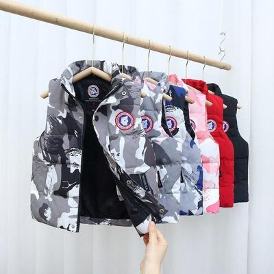 Big Goose Boys And Girls Down Vest White Duck Down Waistcoat Baby Student Vest