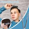 Volumizing Wide-Tooth Hair Styling Comb Textured Styling Comb Korea Style Seam Covering Bangs Hair Combs For Men