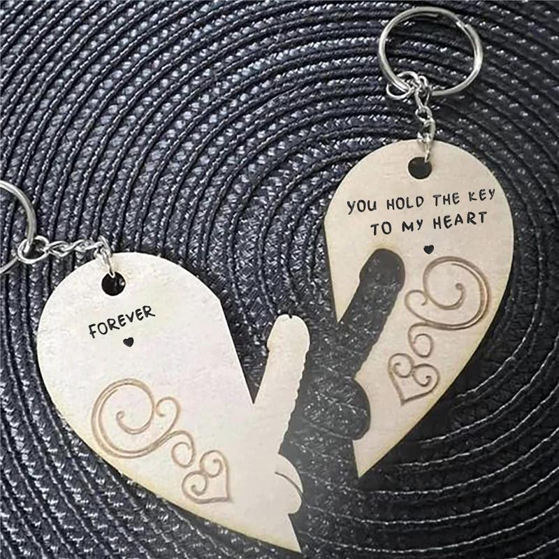 Boyfriend and Girlfriend Couple Gifts - Keychain You Hold The Key To My Heart