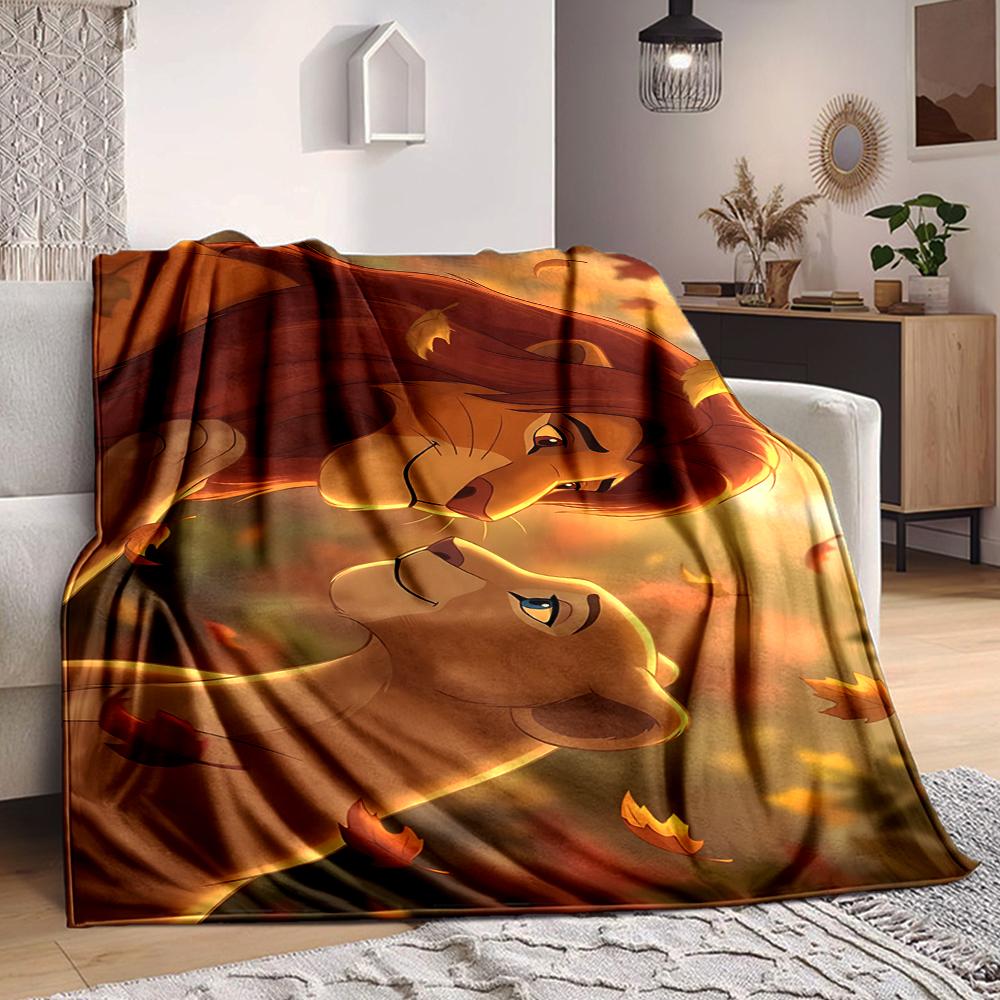 1Pc Autumn Love Woods Flannel Blanket, Soft And Comfortable, Casual Warm, Camping Travel, Christmas, Halloween Xmas Gift Es162