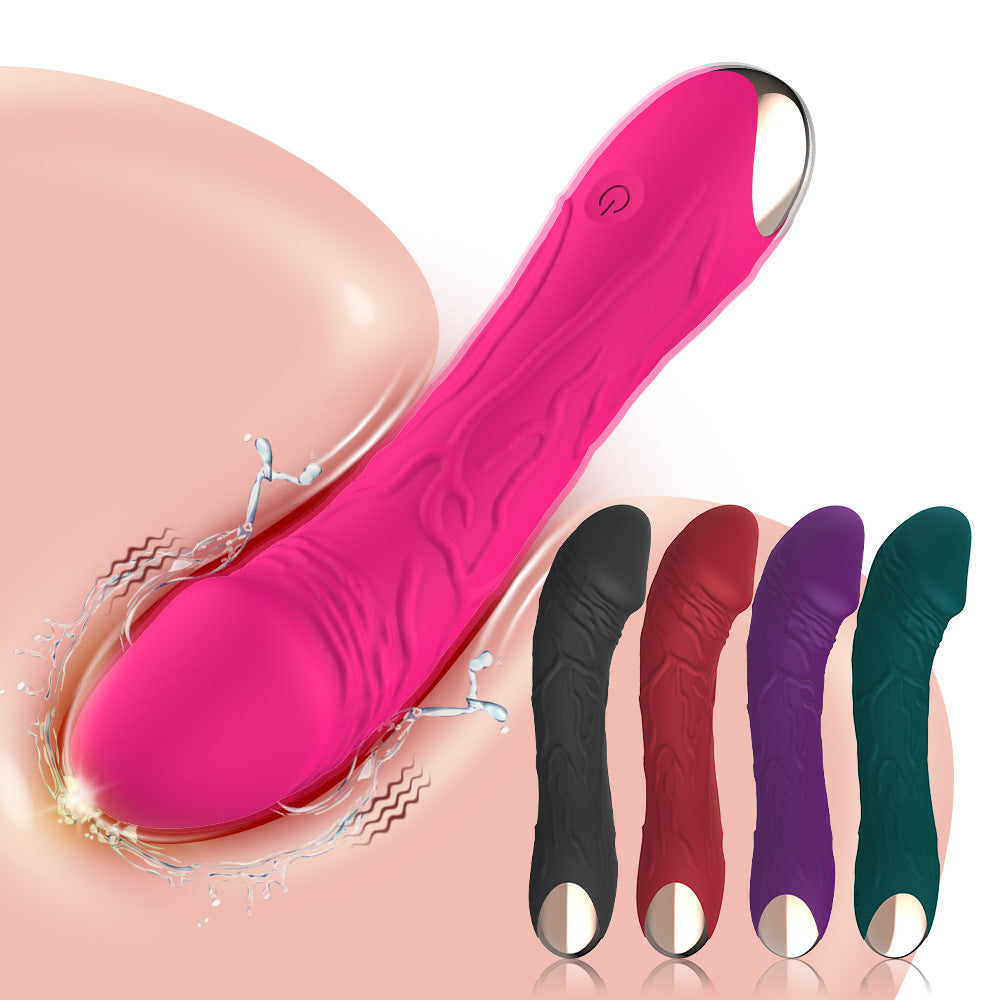 Pink Intense Pleasure G Spot  20 Speed Rechargeable Silicone Wand With Magnetic Charging G Spot S