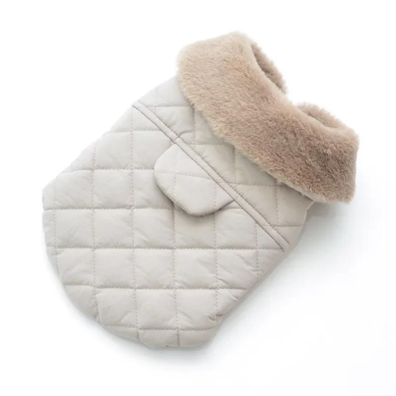 

Pet Dog Winter Coat Jacket Warm Dog Clothes Puppy Clothing Cat Chihuahua Yorkshire maltese Pomeranian Schnauzer Poodle Outfit S хаки