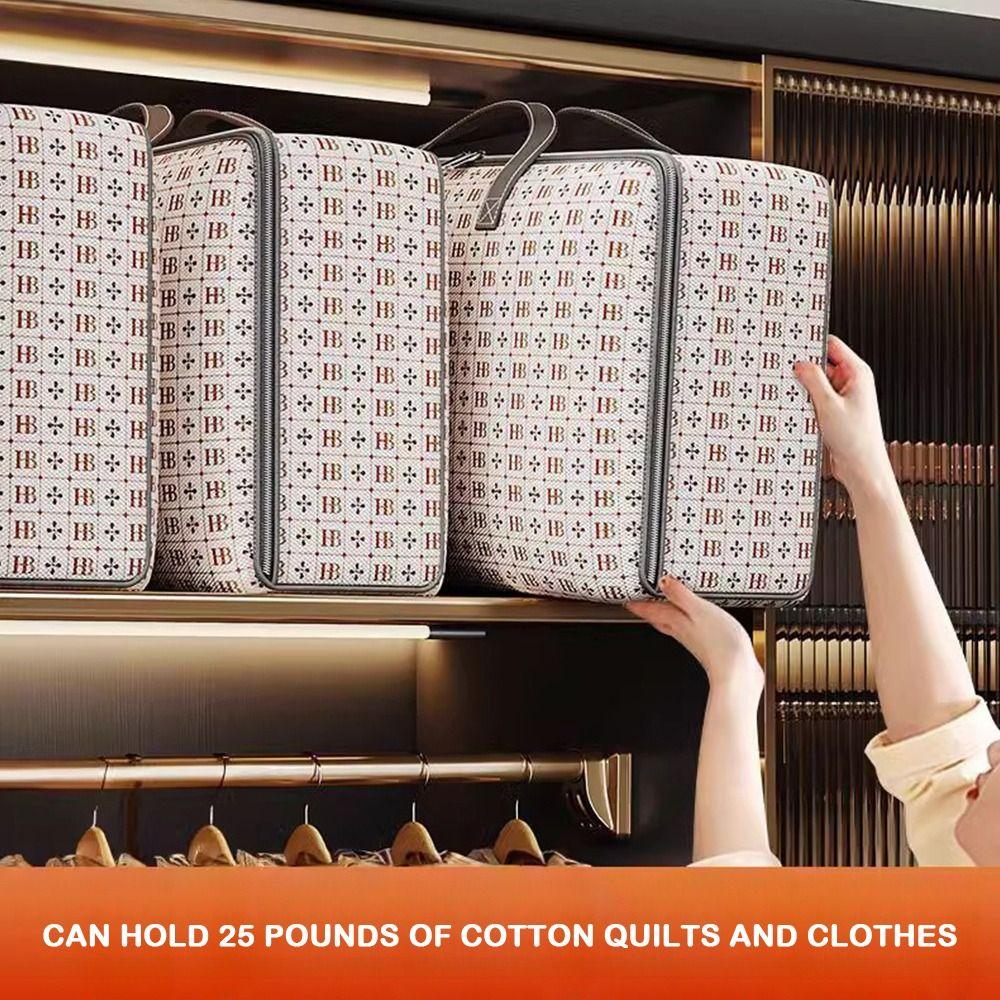 Dust Prevention Quilt Storage Bag Zippered Moving Bag  for Clothing Blanket Comforters