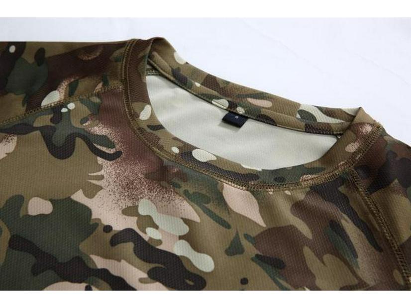 Men's Korean Style Camouflage Short Sleeve T-shirt, Special Forces Slim Fit Military Summer Tee, Trendy.