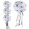 Halloween Decorations 10inch Paper Lanterns Pumpkin, Witch, Skeleton and Bat Designs,Perfect for Home Party Props, X3UC