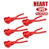 5Pcs Duck Shaped Snowball Maker Clip Children Outdoor Plastic Winter Snow Sand Making Mould Tool for Kids Fight Fun Sports Toys