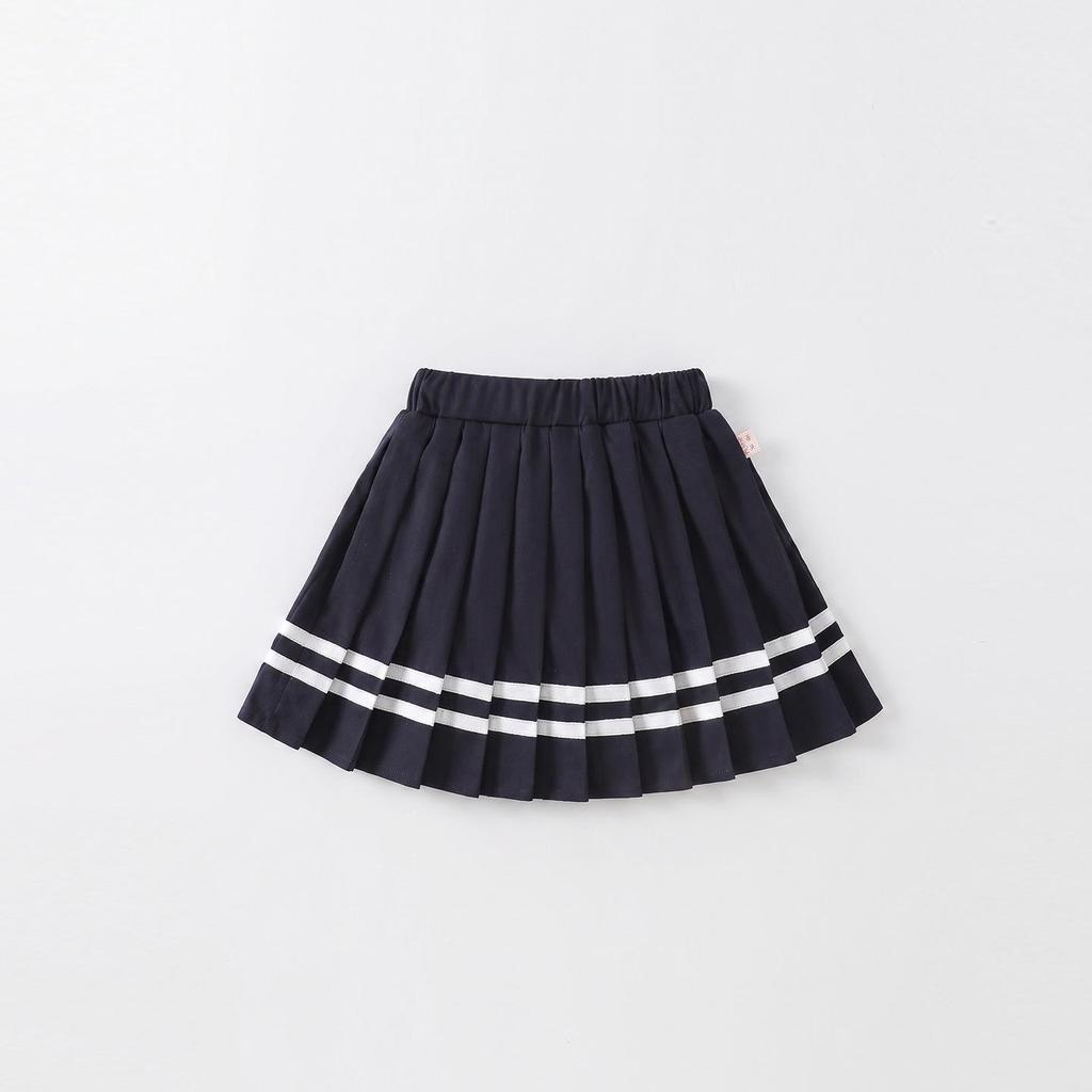 Girls' Autumn Sweater & Skirt Three-Piece Set with Rabbit Police Officer Theme - JK Academy Style